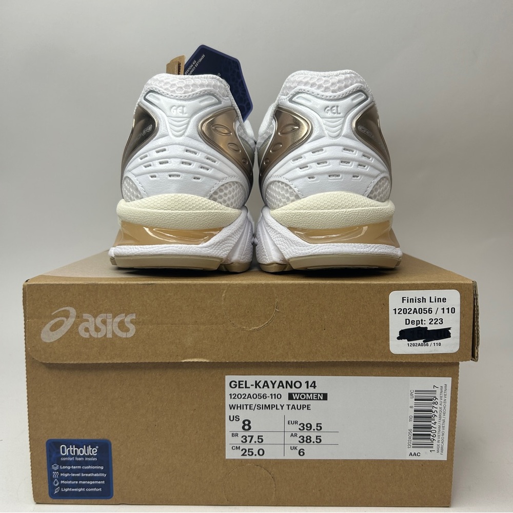 ASICS Gel Kayano 14 WMNS “White Simply Taupe” 2023 - Picture 4 of 4